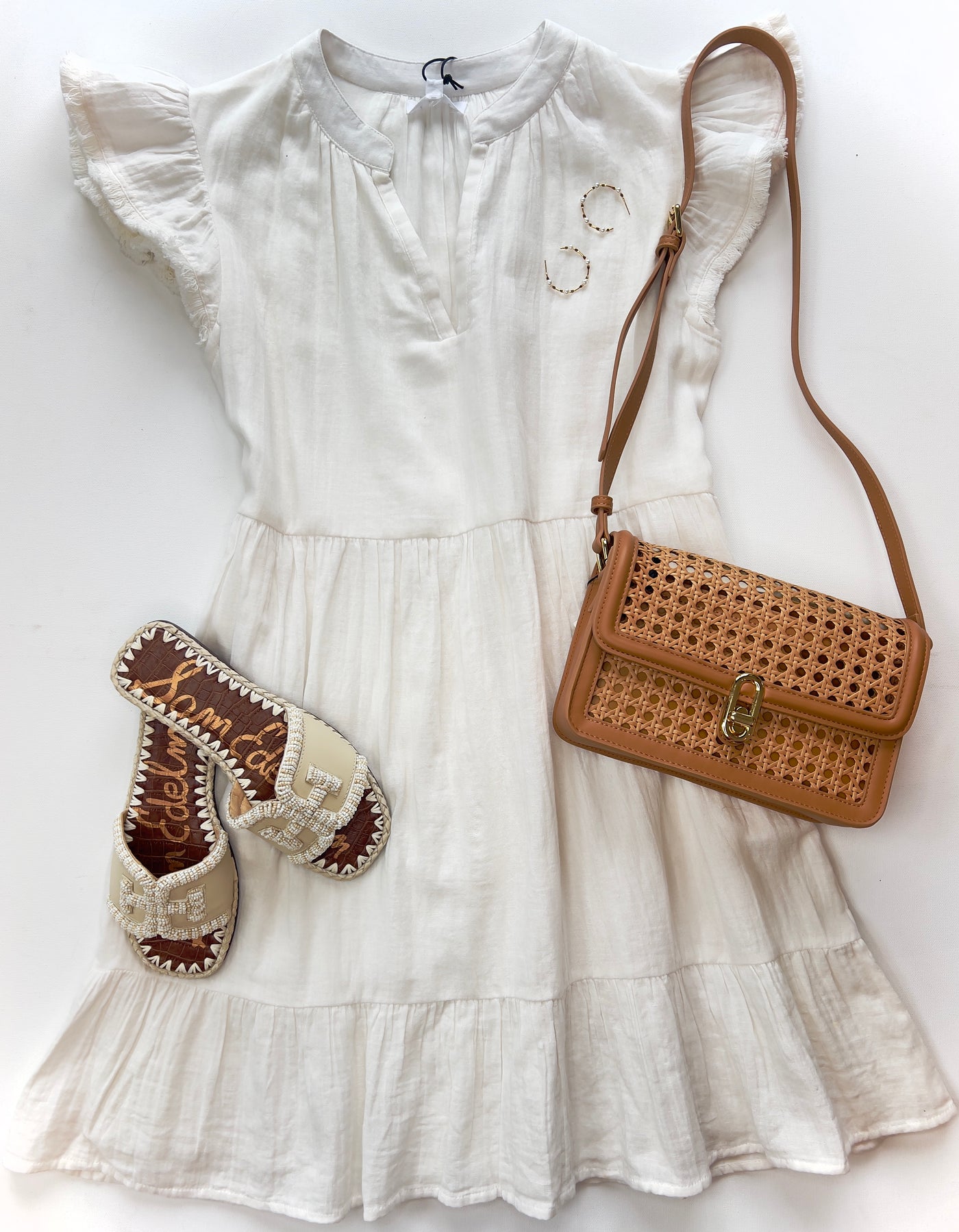 Izzy Dress in White