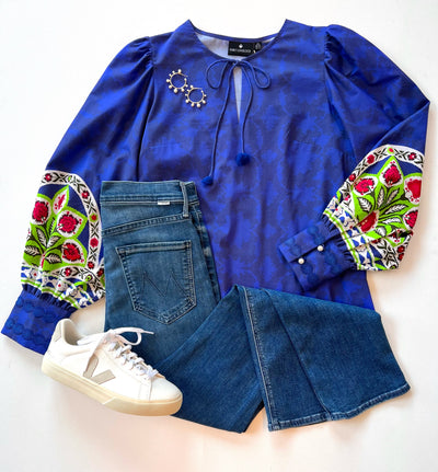 Eva Top in Blue