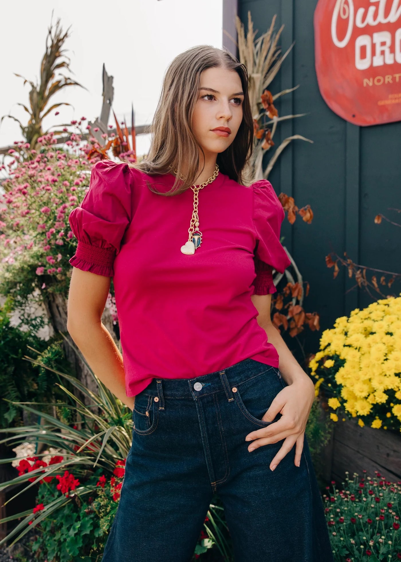 Esme Tee in Deep Berry