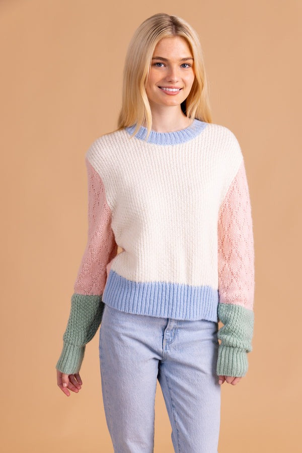 Piper Sweater in Colorblock