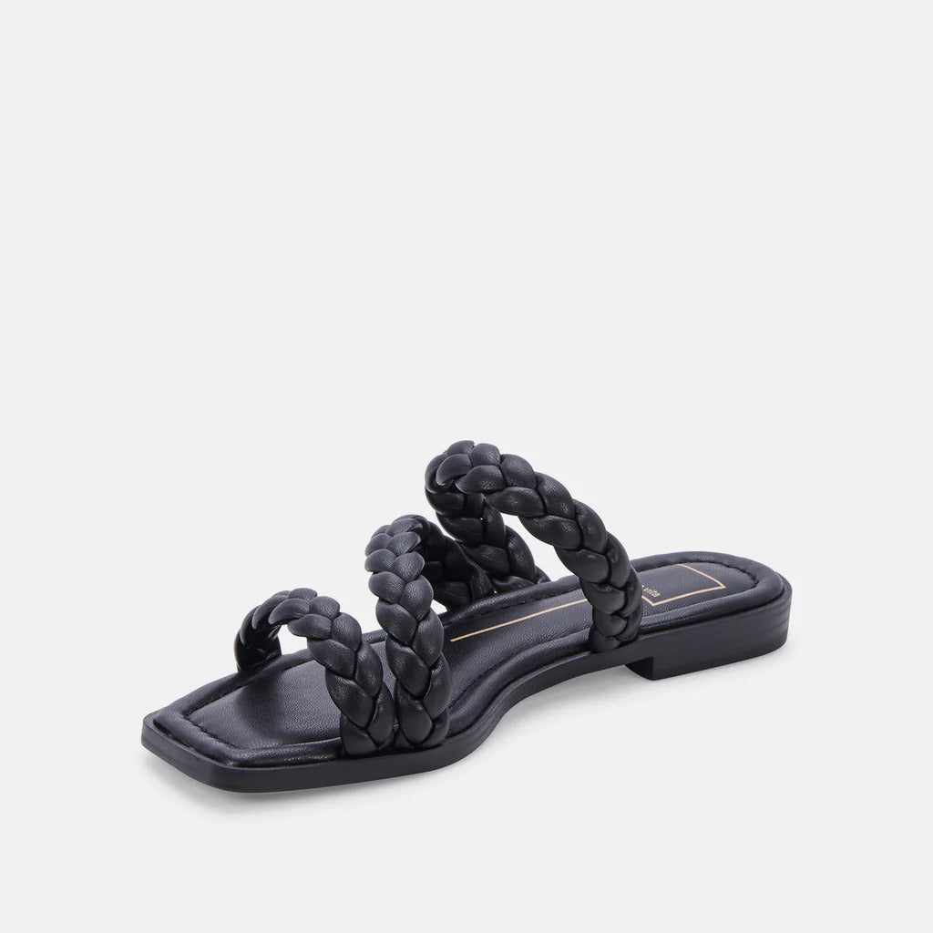 Iman Sandals in Black Stella