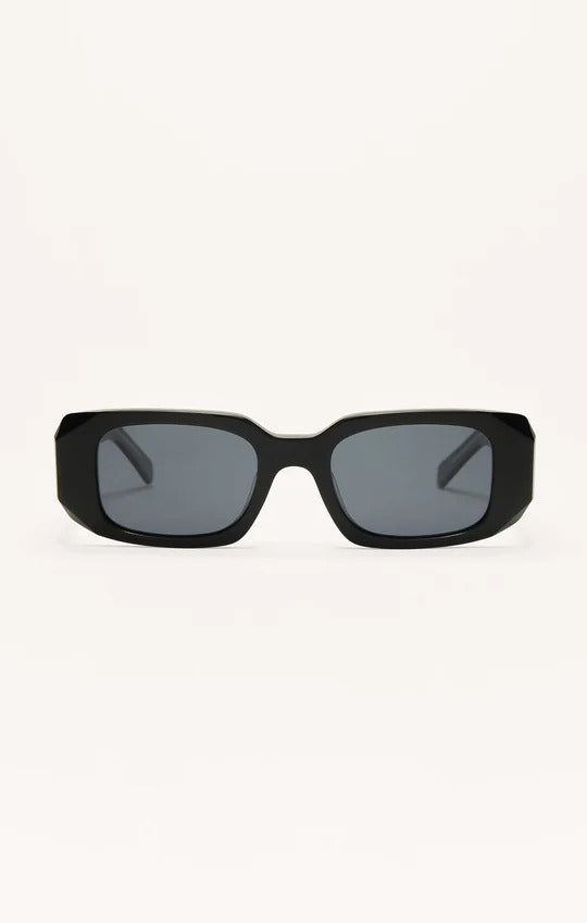 Off Duty Sunglasses in Polished Black Gradient