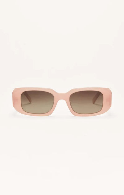 Off Duty Sunglasses in Blush Pink Gradient