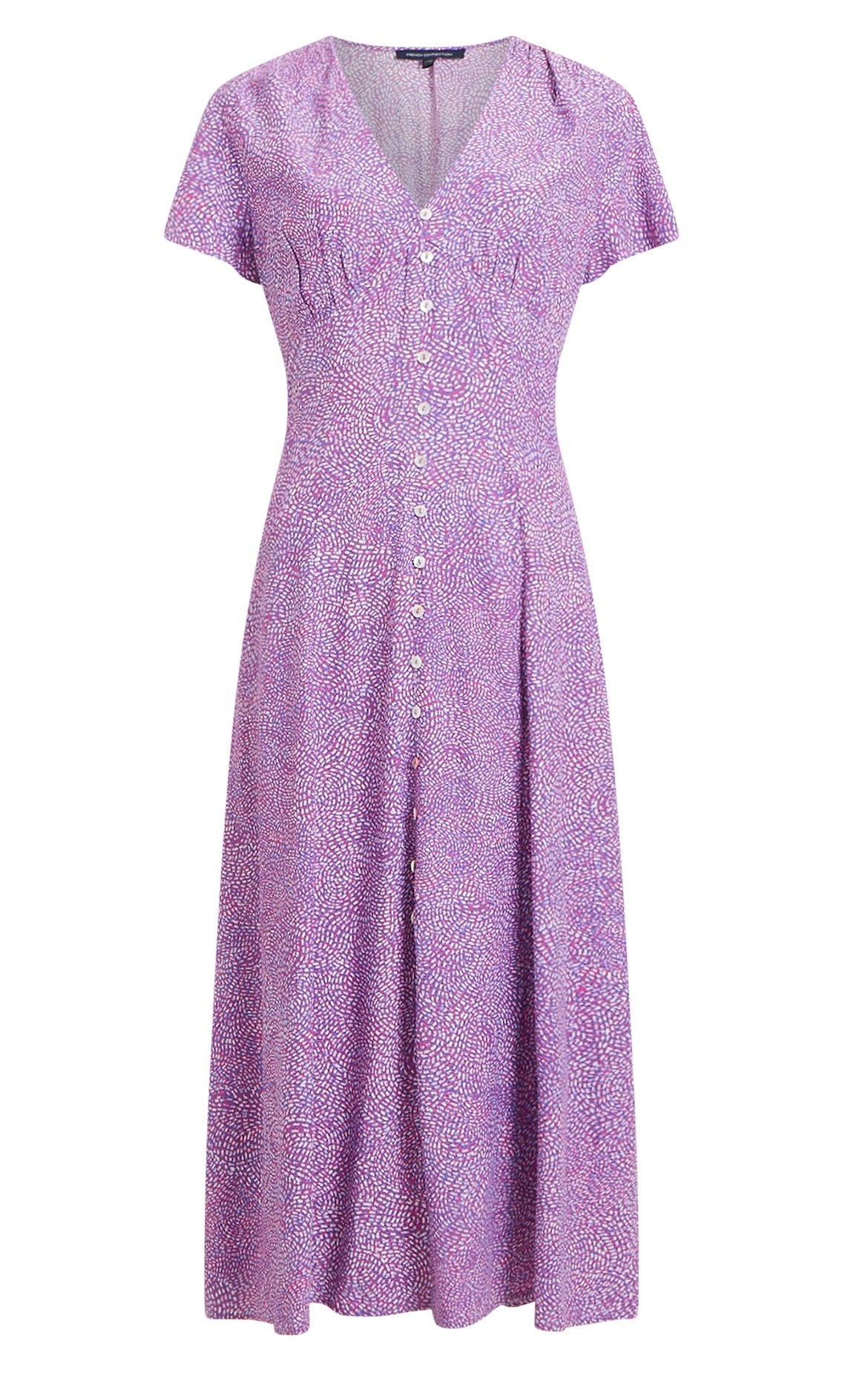 Bernice Midi Dress in Wild Rosa