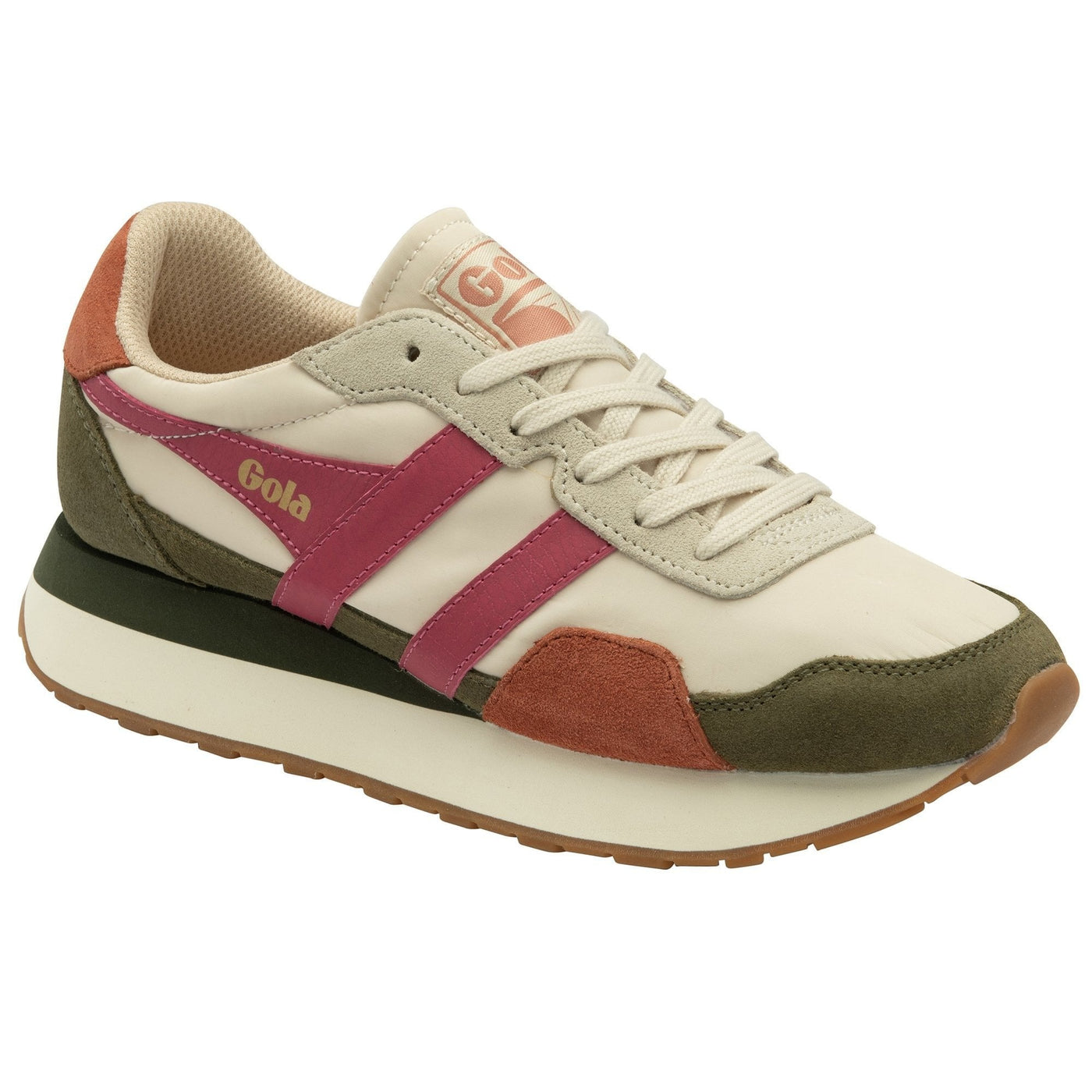 Indiana Sneakers in Wheat/Khaki/Raspberry