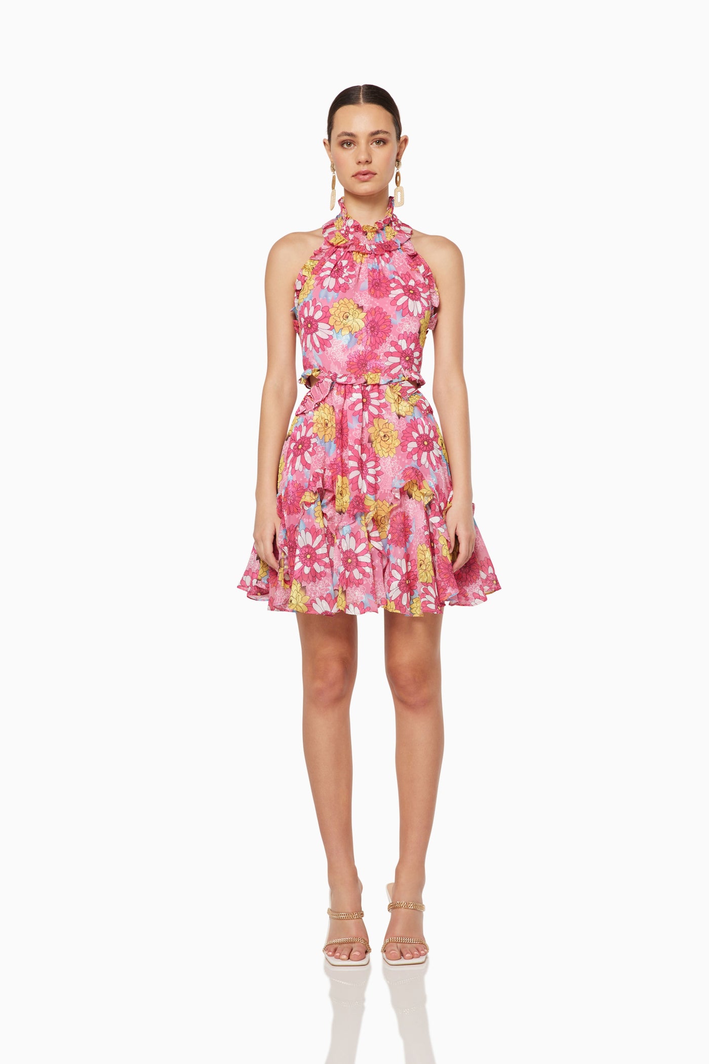 Themes Dress in Pink Floral