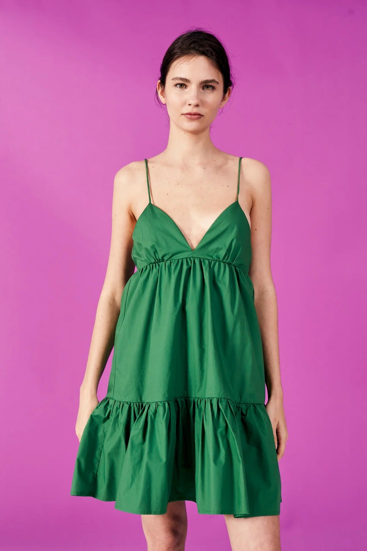 Larrow Dress in Green