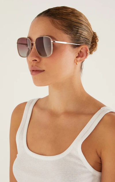Escape Sunglasses in Taupe Gradient