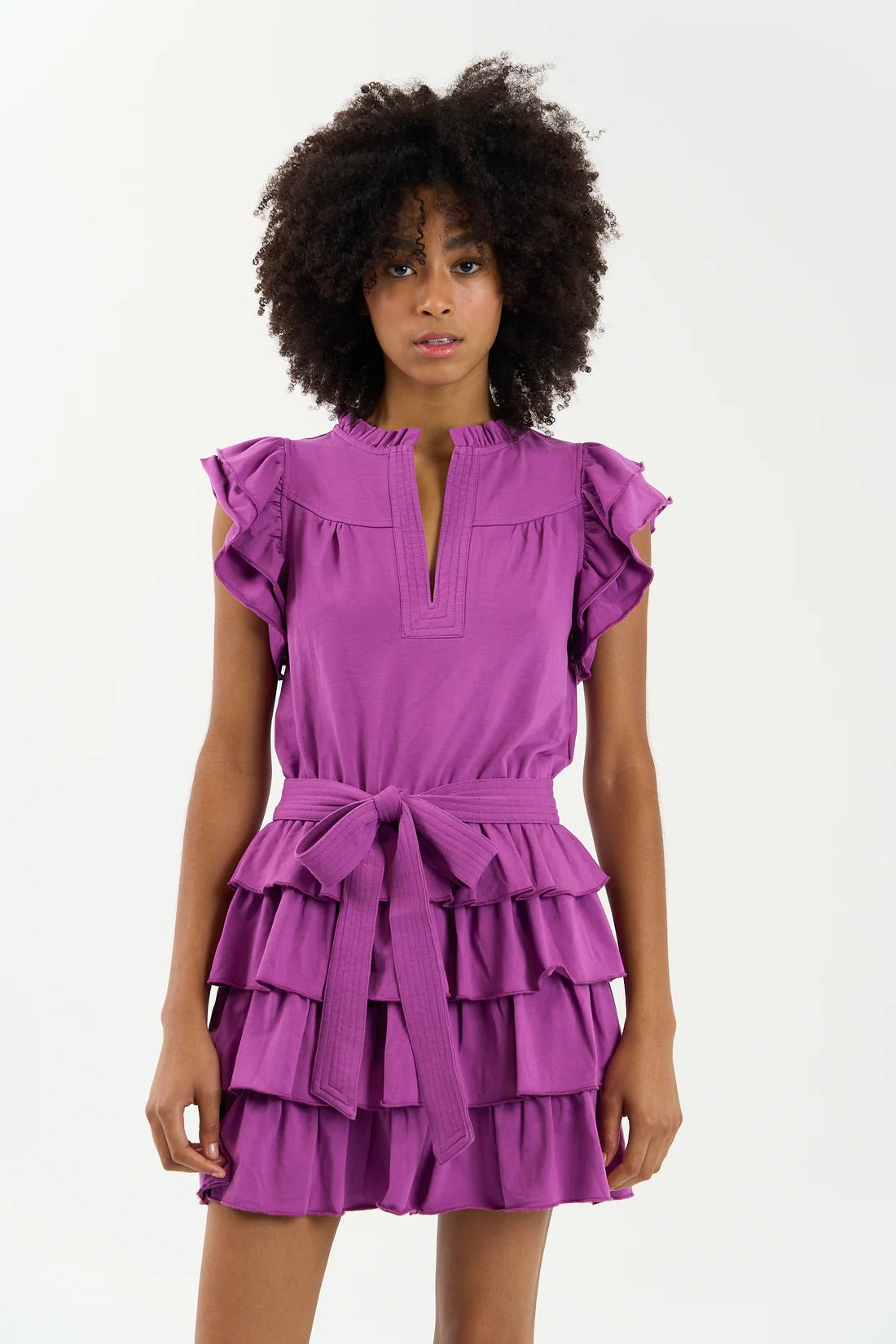 June Dress in Dahlia