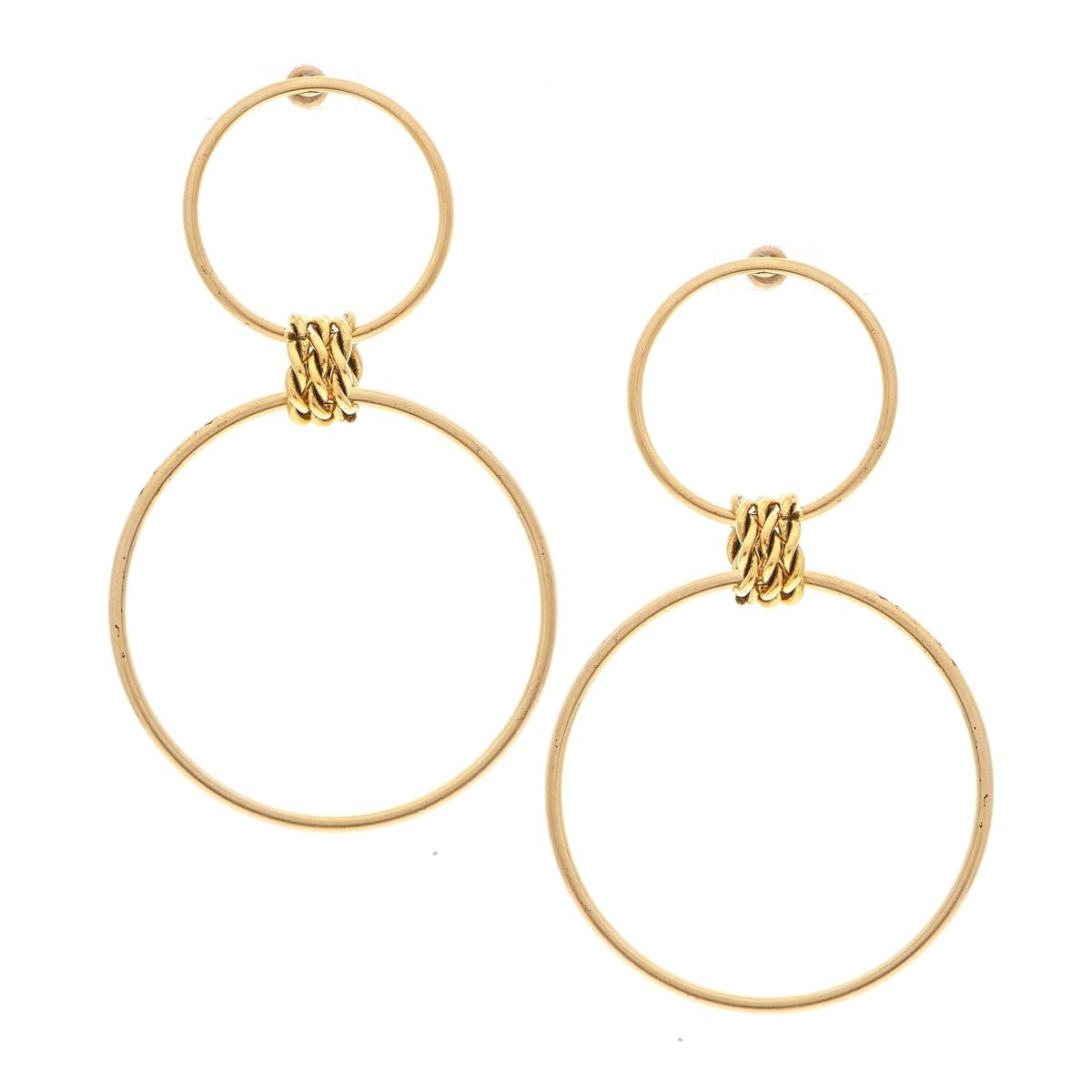 Cora Hoops in Gold