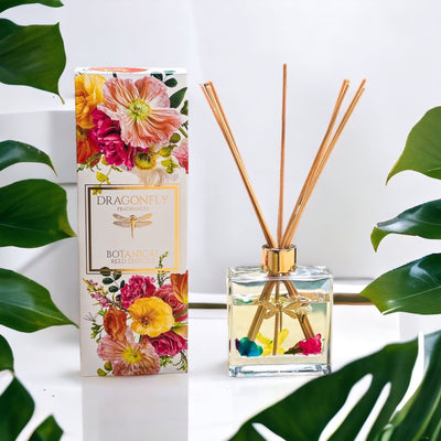 Botanical Reed Diffuser in Gold