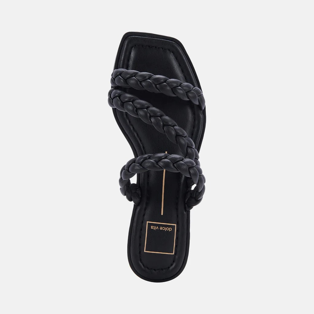 Iman Sandals in Black Stella