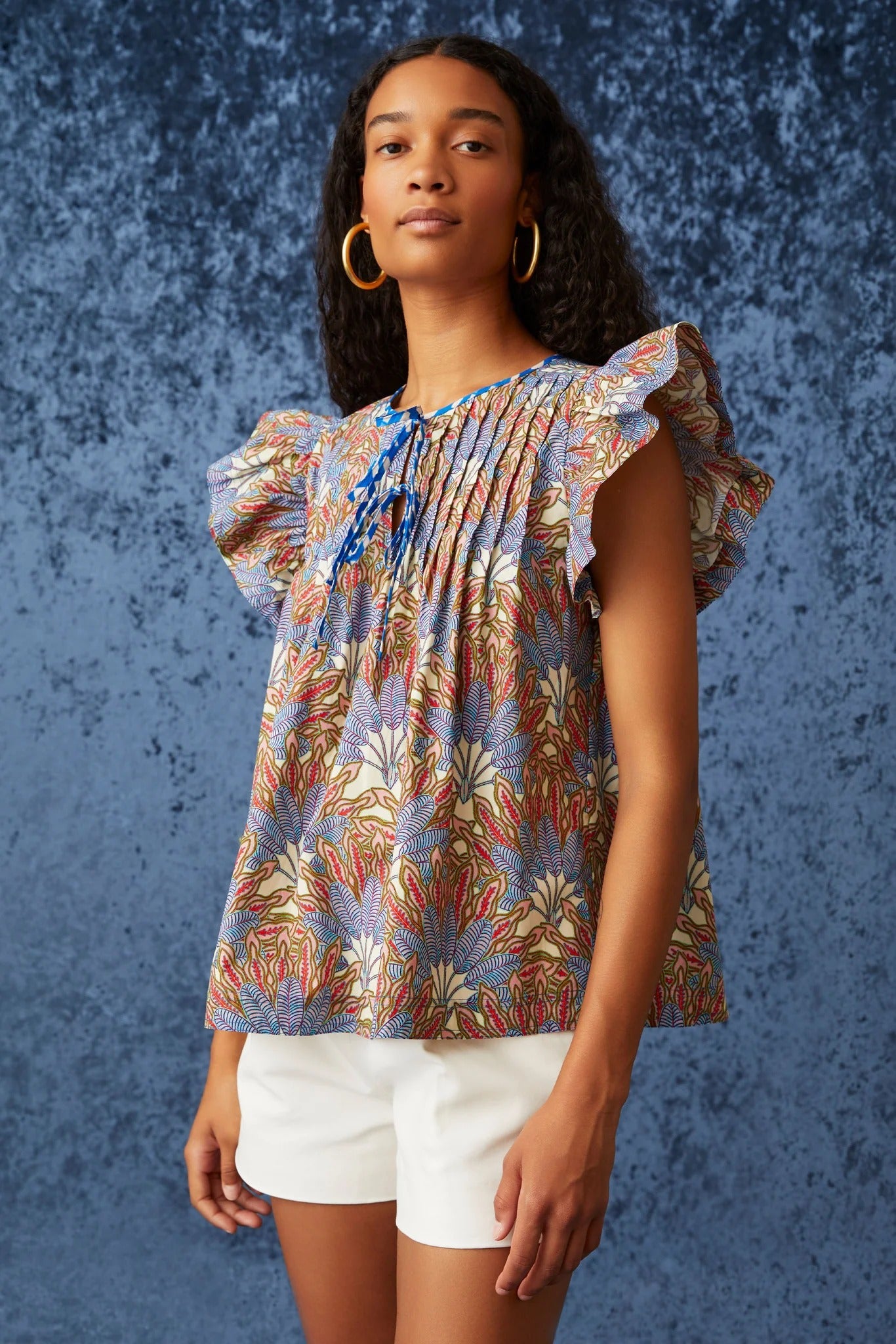 Quinn Top in Pacific Palm