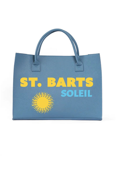 St. Barts Tote in Denim Blue
