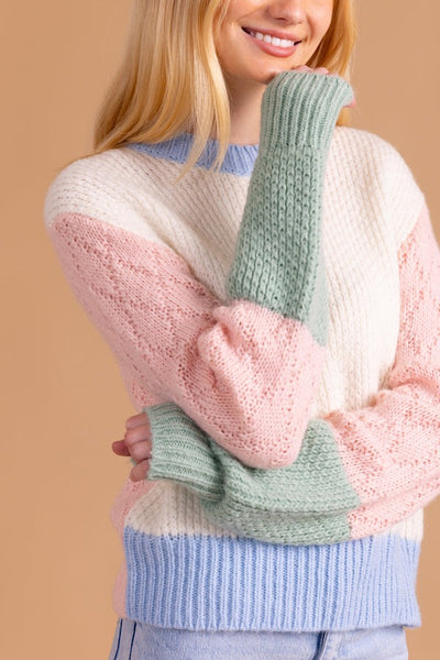 Piper Sweater in Colorblock