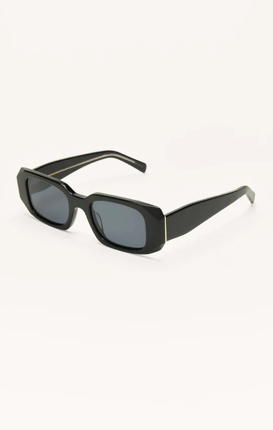 Off Duty Sunglasses in Polished Black Gradient