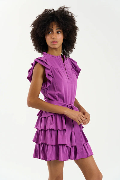 June Dress in Dahlia