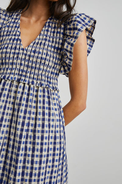Clementine Dress in Lagos Plaid