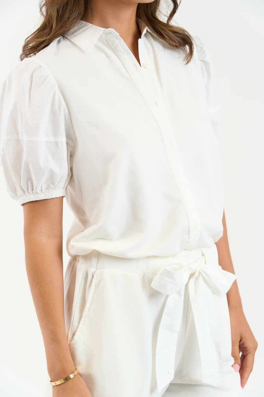 Barrett Romper in Coconut Milk