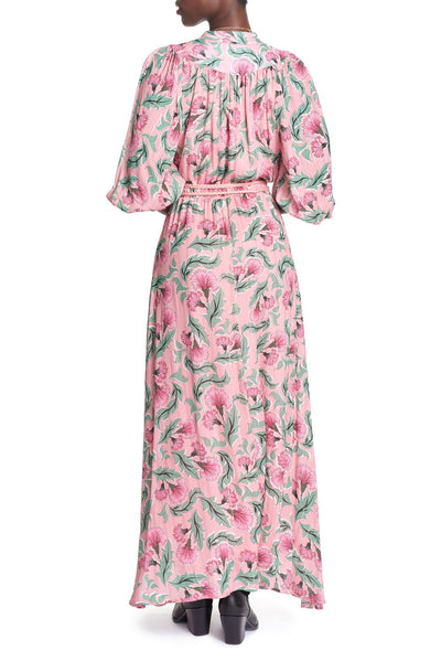 The Farren Dress in Coral