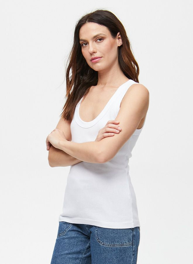 Nelly Tank in White