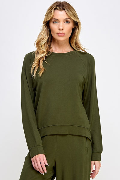 Betty Top in Olive
