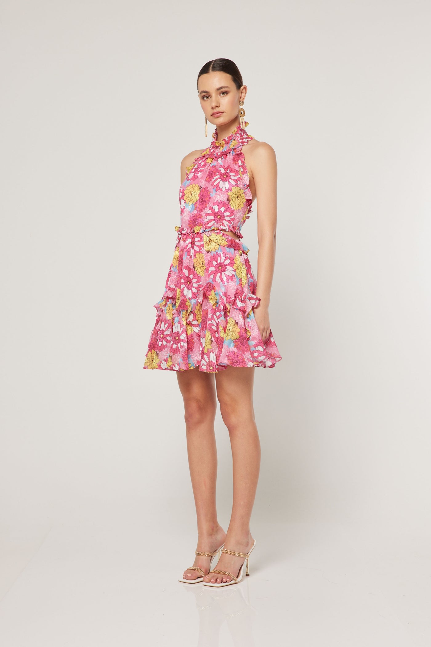 Themes Dress in Pink Floral