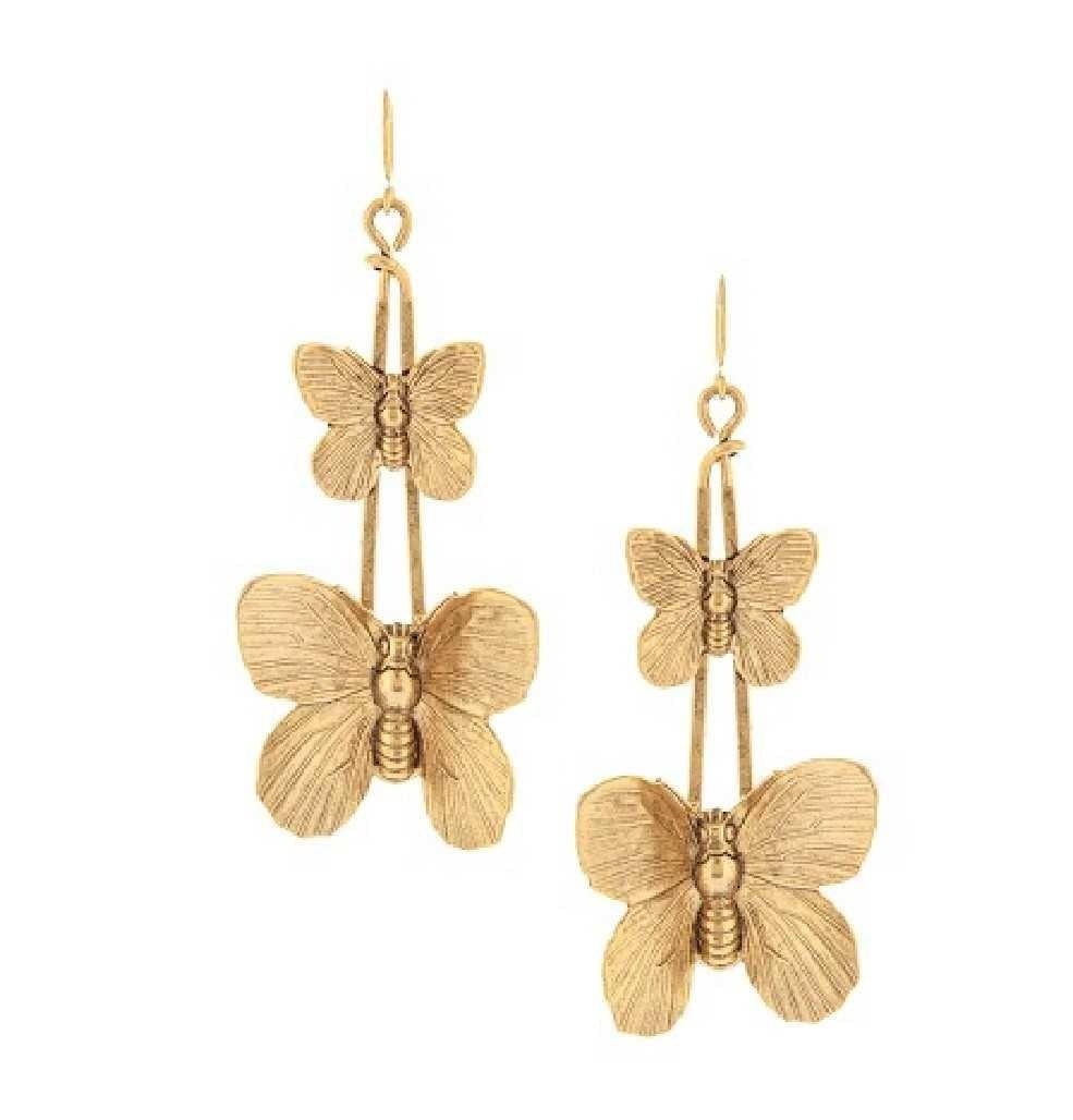 Bella Earrings in Gold