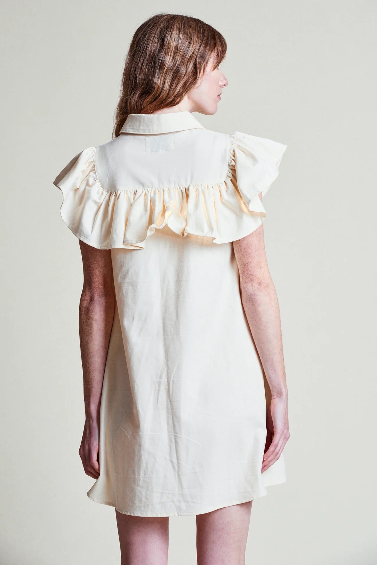 The Ayla Dress in Cream